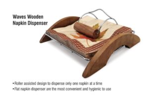 Eoan Napkin Dispenser Wave Wood