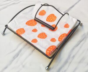 Eoan Napkin Dispenser Wave Black