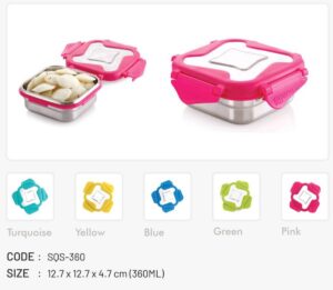 Steel Lock SQS360 Container 360 Ml Steel Lid