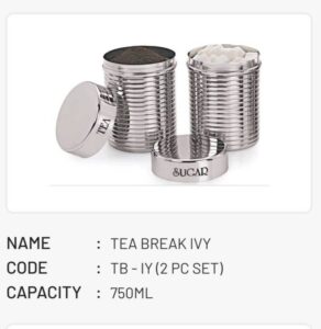 Sizzle Tea Break Ivy ( 2 Pc ) 750 Ml