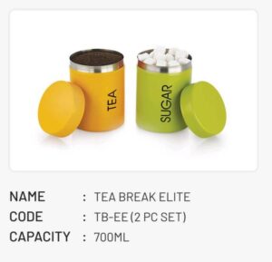 Sizzle Tea Break Elite ( 2 Pc ) 700 Ml
