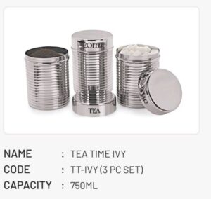 Sizzle Tea Time Ivy ( 3 Pc ) 750 Ml