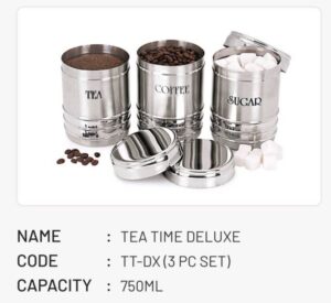 Sizzle Tea Time Deluxe ( 3 Pc ) 750 Ml