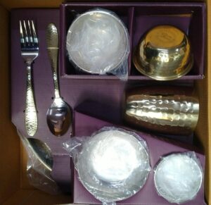 AWK SK Thali Set 8 Pcs Rajbhog