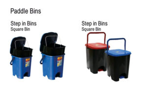 Prince Paddle Bin Step bin Square