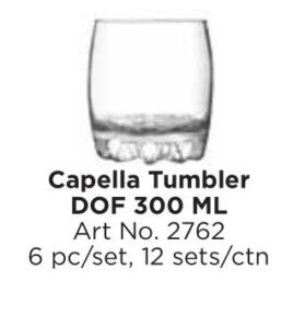 Roxx 2762 Capella Tumbler Dof 300 Ml