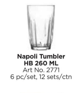Roxx 2771 Napoli Tumbler Hb 260 Ml
