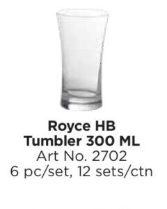 Roxx 2702 Royce Hb Tumbler 300 Ml