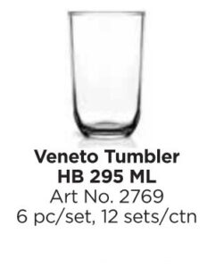 Roxx 2769 Veneto Tumbler Hb 295 Ml