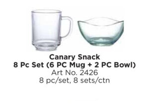Roxx 2426 Canary Snack Set 8 Pcs