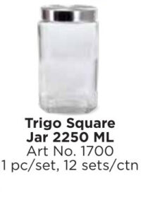 Roxx 1700 Trigo Square Jar 2250 Ml