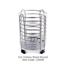 Anjali CS01R SS Cutlery Stand Round