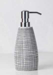 OB Soap Dispens Alvina 4020 Black White