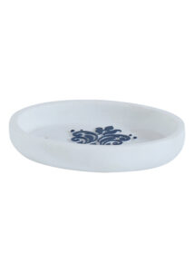 OB Soap Dish Alvina 4016 White Blue