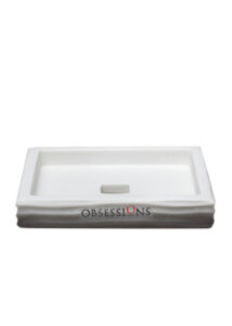 OB Soap Dish Alvina 820117 Black White