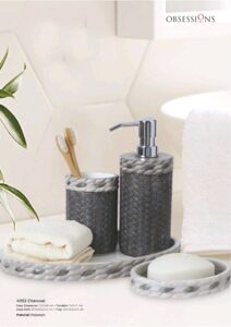 OB Bath Set Vibe 4052 Charcoal