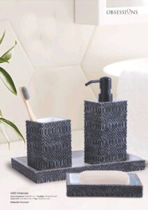 OB Bath Set Vibe 4051 Charcoal