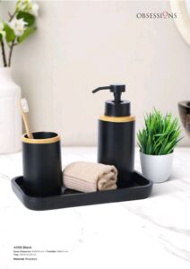 OB Bath Set Vibe 4059 Black