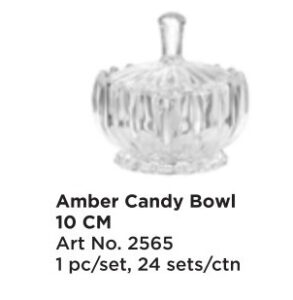 Roxx 2565 Amber Candy Bowl 10 Cm
