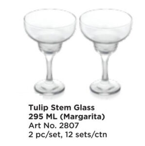Roxx 2807 Tulip Steam Glass 295 Ml ( Margarita)