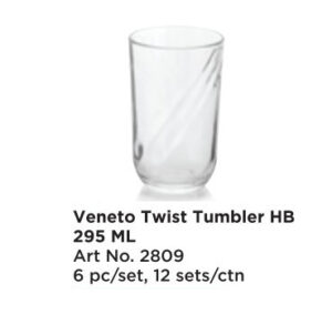 Roxx 2809 Veneto Twist Tumbler HB 295 Ml