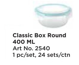 Roxx 2540 Classic Box Round 400 Ml