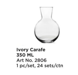 Roxx 2806 Ivory Carafe 350 Ml