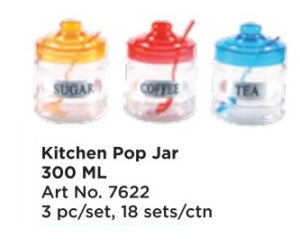 Roxx 7622 Kitchen Pop Jar 300 Ml
