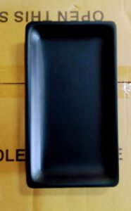 Brio Opaque Tray Small Black Matt