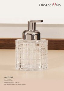 OB Prism Soap Dispenser 1008 Clear)