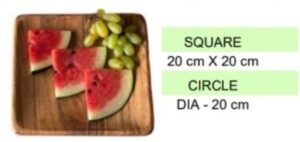 JVS Wooden Platter Square ( J501 )