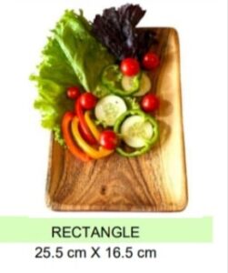 JVS Wooden Platter Rect ( J503)