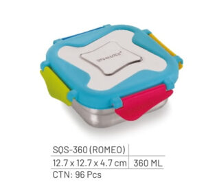 Steel Lock Smart SQS- 360( Romeo) Steel Lid Container