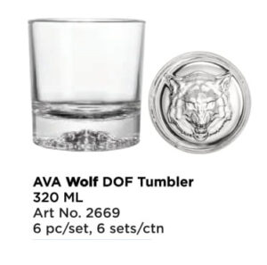 Roxx 2669 AVA Wolf DOF Tumbler 320 Ml