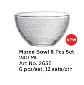 Roxx 2656 Maren Bowl 6 Pcs Set 240 Ml