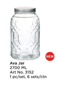 Roxx 3152 Ava Jar 2700 Ml