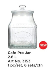 Roxx 3153 Cafe Pro Jar 2.8 Ltr