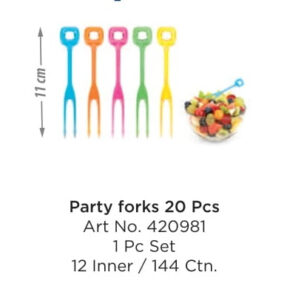Tescoma 420981 Party Forks 20 Pcs - 1 Pc Set