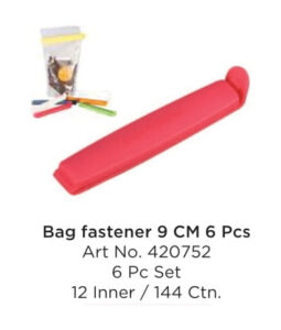 Tescoma 420752 Bag Fastener 9 Cm 6 Pc Set