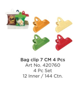 Tescoma 420760 Bag Clip 7 Cm 4 Pc Set