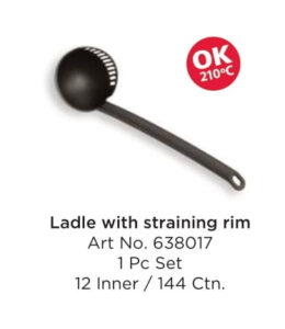 Tescoma 638017 Ladle With Straining Rim 1 Pc Set