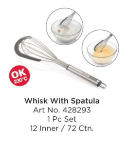 Tescoma 428293 Whisk With Spatula 1 Pc Set