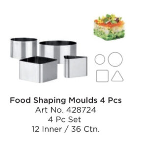 Tescoma 428724 Food Shaping Moulds 4 Pc Set