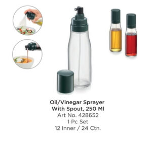 Tescoma 428652 Oil/Vinegar Sprayer W Spout 250 Ml 1 Pc Set