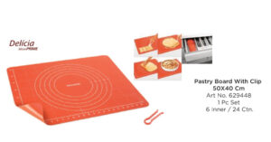 Tescoma 629448 Pastry Board W Clip 50x40 Cm 1 Pc Set