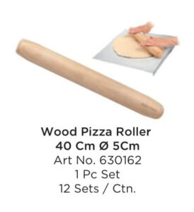 Tescoma 630162 Wood Pizza Roller 40 Cm 1 Pc Set