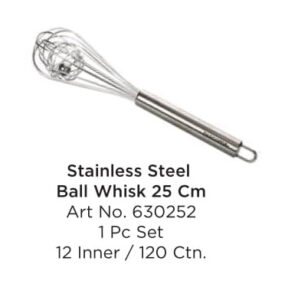 Tescoma 630252 Stainless Steel Bail Whisk 25 Cm 1 Pc Set