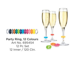 Tescoma 635454 Party Ring 12 Colour 12 Pc Set