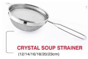 Solo Soup Strainer Crystal Medium