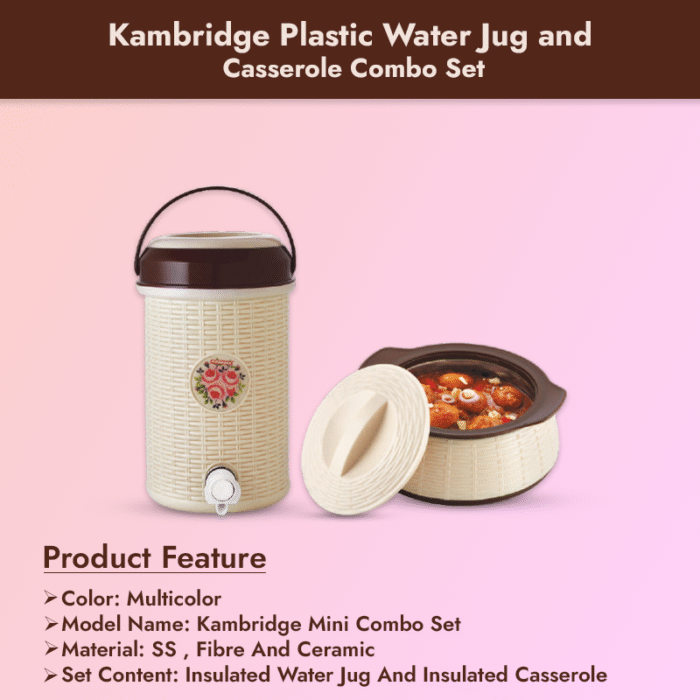 Kambridge-Plastic-Water-Jug-and-Casserole-Combo-Set_4-1 Kambridge-Plastic-Water-Jug-and-Casserole-Combo-Set_4-1